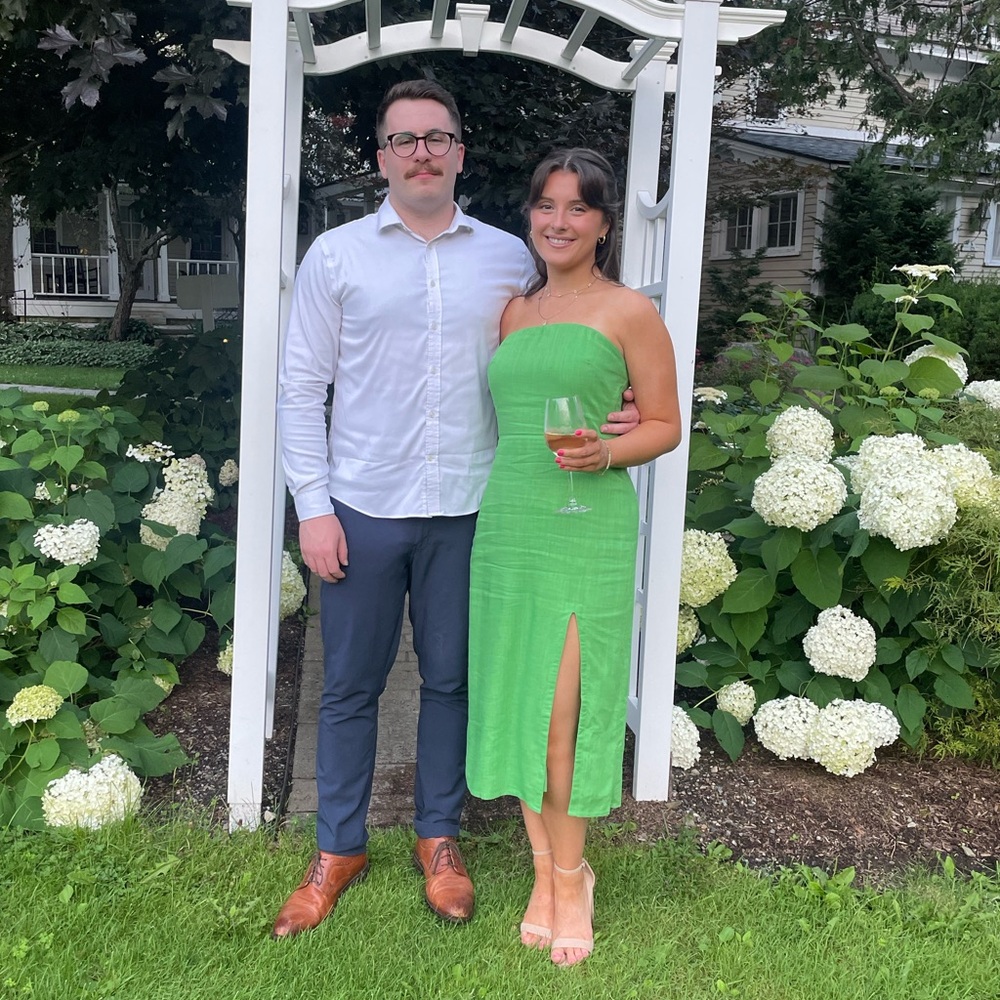 Petal & Pup strapless linen dress